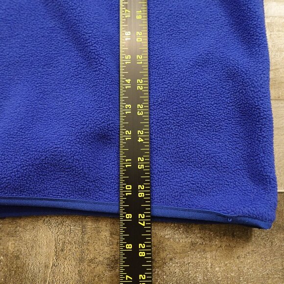 Brooks Brothers half zip fleece pullover men's large blue - Picture 7 of 12